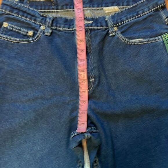 Vintage 90’s Jordache Flare Branded Braid Jeans, cotton, 15/16 - Picture 6 of 9